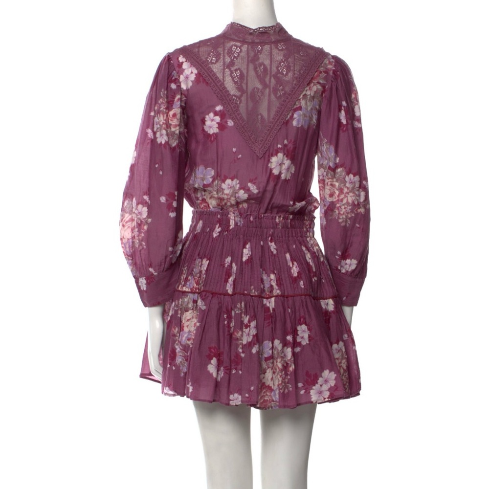 🎀 LoveSchackFancy Viola Floral Lace Print Mini Dress 🎀 - Picture 5 of 10